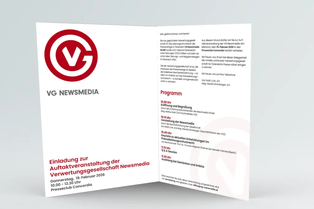 Ein Mockup der Einladung zur Auftaktveranstaltung